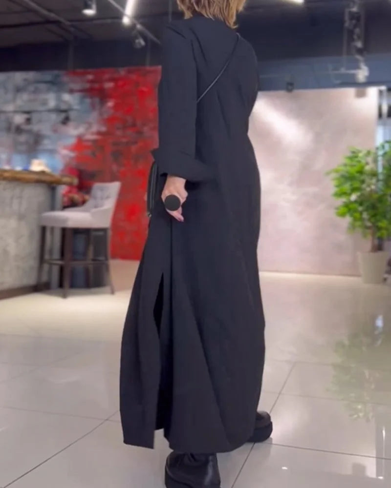Cuán – Long Flowy Dress with Side Slits
