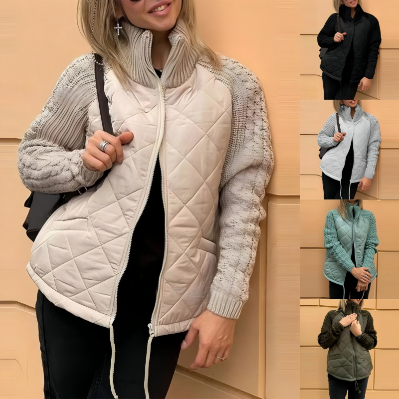 Alethea – Knitted Patchwork Jacket