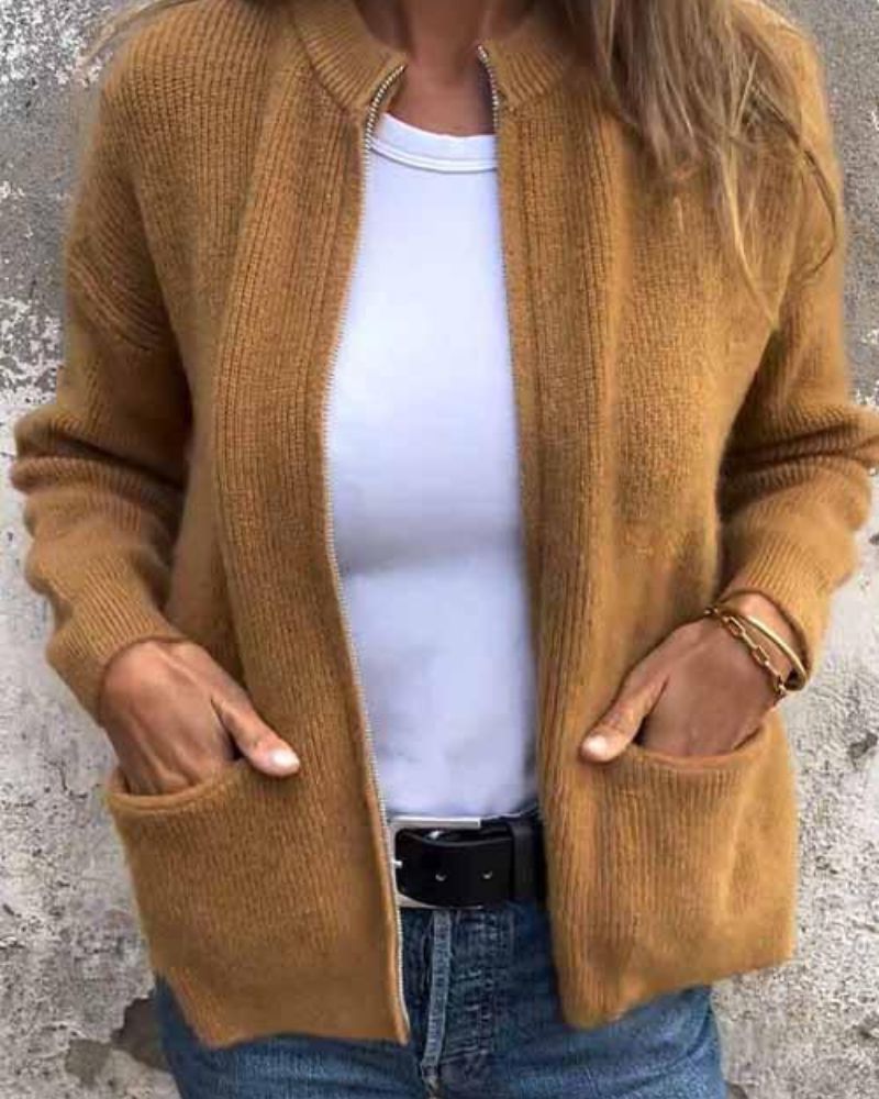 Brigid – Cosy Knitted Cardigan