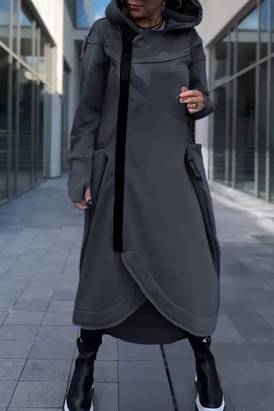 Eimear – Long Zip-Up Hoodie