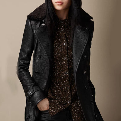 Siobhán – Luxurious Leather Coat