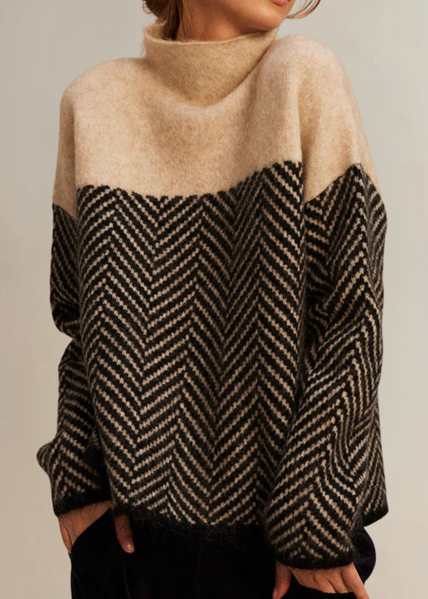 Doireann – Cotton Turtleneck Jumper