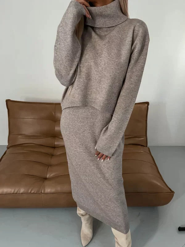 Tressa – Dress with Matching Turtleneck