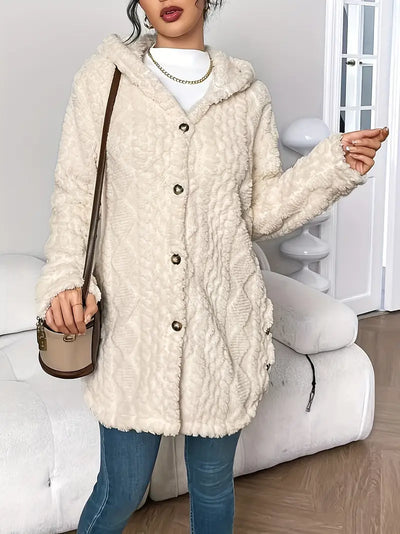 Cathal – Plush Hooded Cardigan