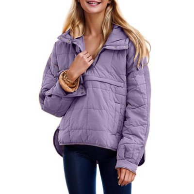 Rían – Oversized Hooded Pullover Jacket