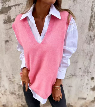 Fionuir – V-Neck Knitted Vest