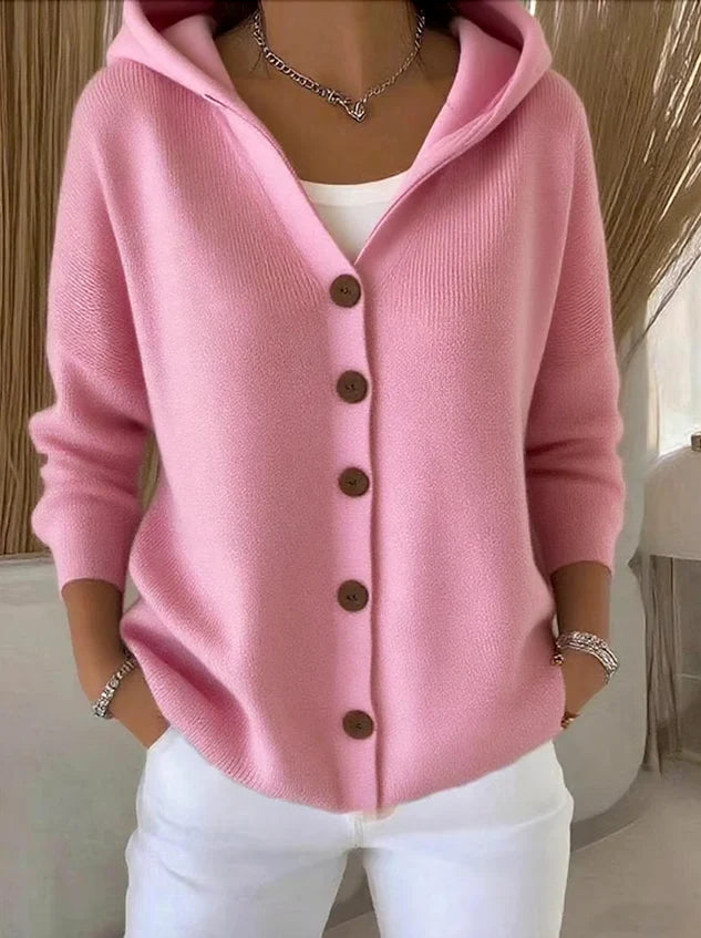 Aoife – Classic Long-Sleeve Knit Cardigan