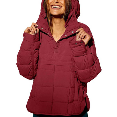Rían – Oversized Hooded Pullover Jacket