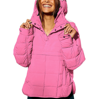Rían – Oversized Hooded Pullover Jacket