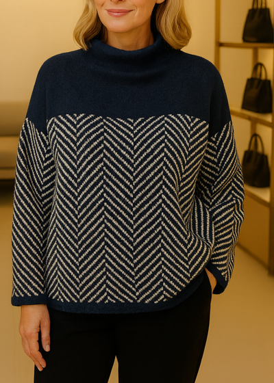 Doireann – Cotton Turtleneck Jumper