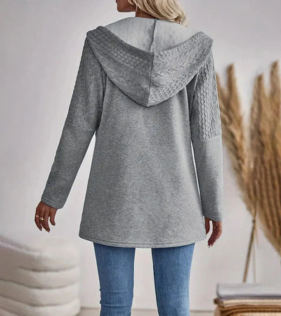 Elma – Zip-Up Knitted Hoodie