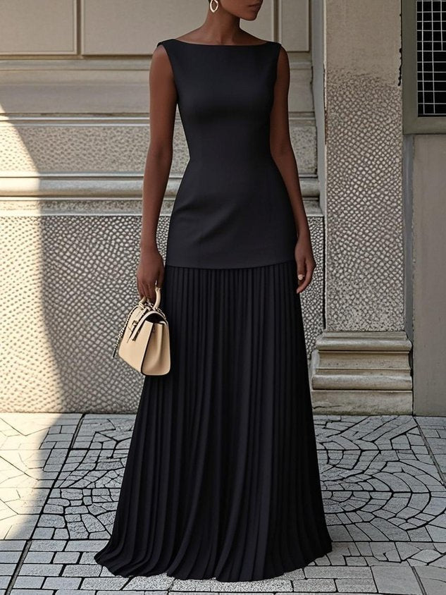 Orla – Pleated Maxi Dress