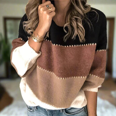 Saoirse – Stripe Pullover Sweater