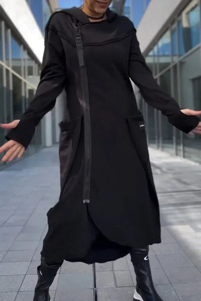 Eimear – Long Zip-Up Hoodie