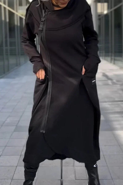 Eimear – Long Zip-Up Hoodie