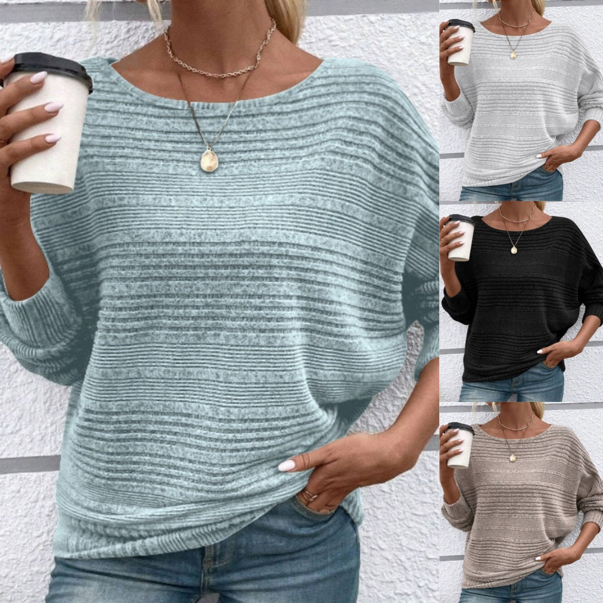 Bellina – Striped Long-Sleeve Top