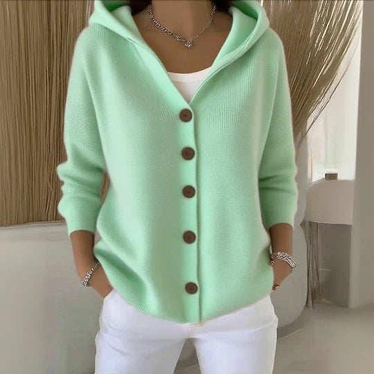 Aoife – Classic Long-Sleeve Knit Cardigan