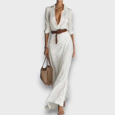 Maeve – Wrap Dress with Waist Belt