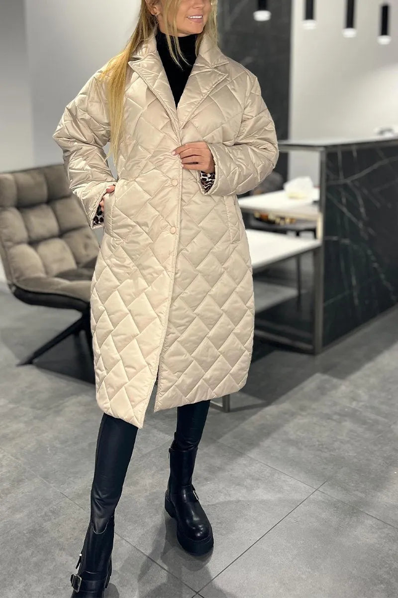 Máonait – Quilted Mid-Length Coat