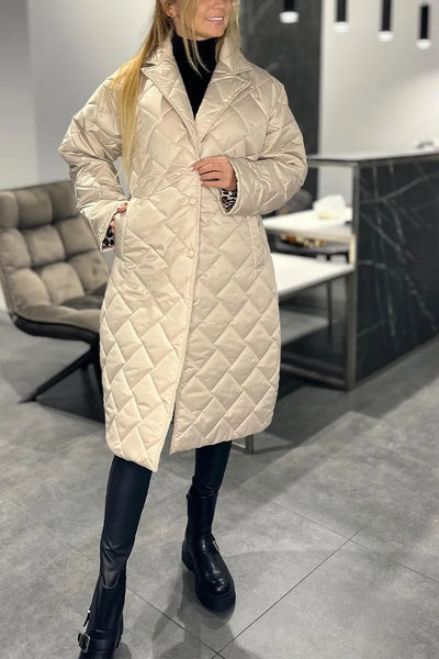 Máonait – Quilted Mid-Length Coat