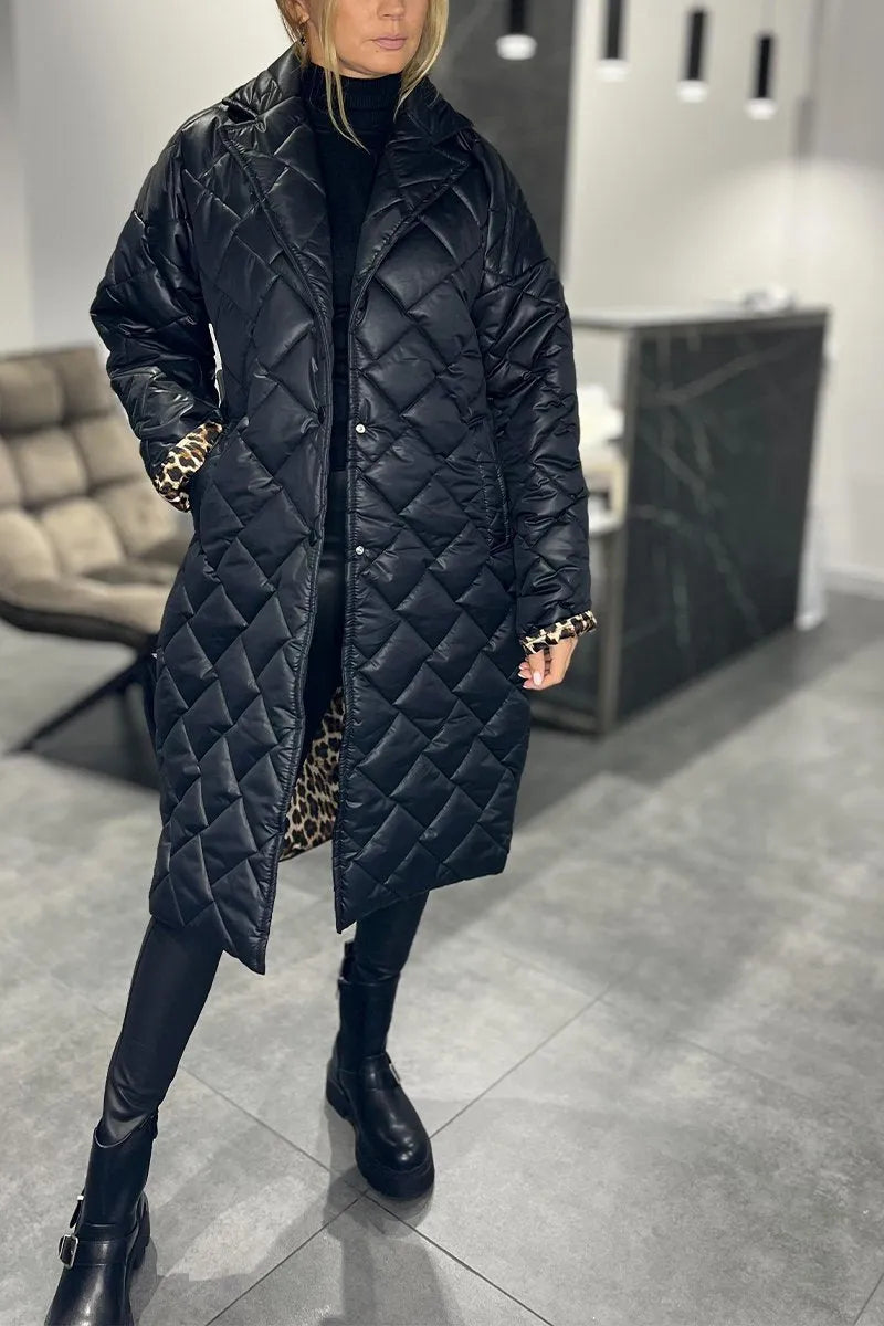 Máonait – Quilted Mid-Length Coat