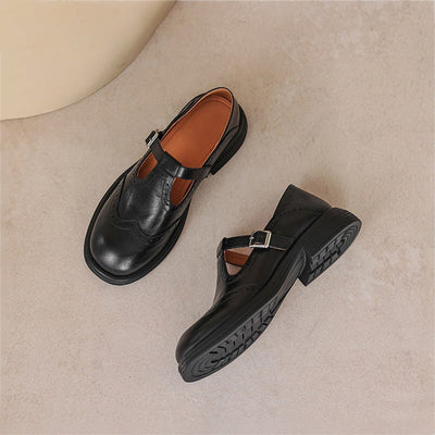 Tara – Classic Leather Mary Janes