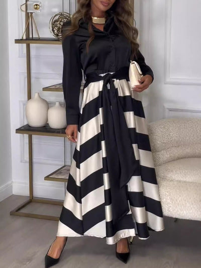 Finnian – Long Striped Dress