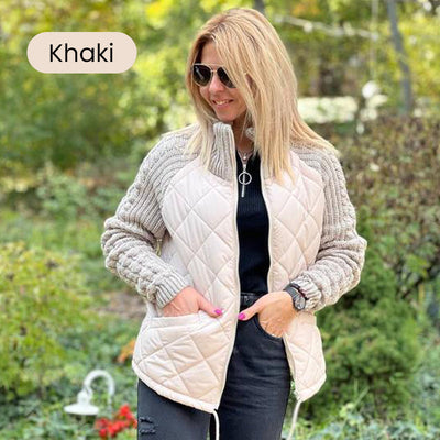 Alethea – Knitted Patchwork Jacket
