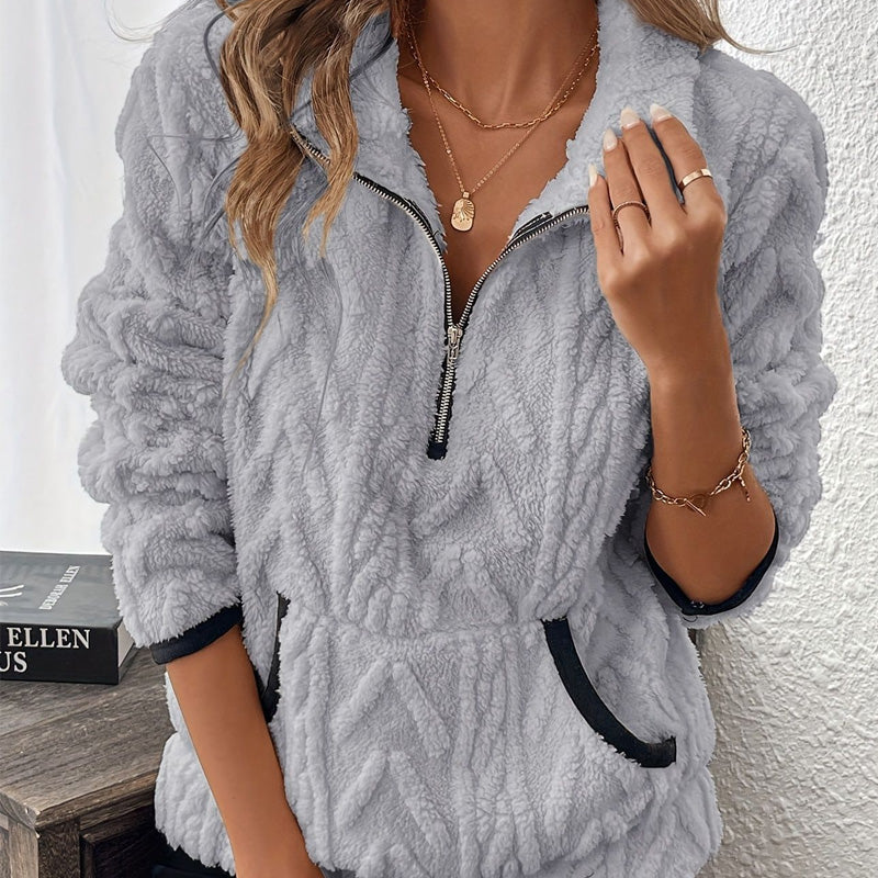 Eilís – Cosy Half-Zip Sweatshirt