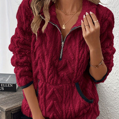 Eilís – Cosy Half-Zip Sweatshirt